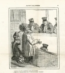 Illustration von Cham in Le Charivari
