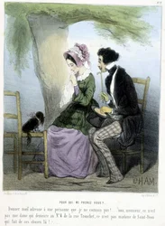 Wer glaubst du, dass ich bin? - in „Madeleines“ von Cham, ca. 1870-1880