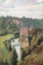 Schloss Walzin, im Lesse-Tal
