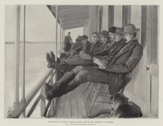 Von Euston nach Klondike, Heimwärts, einige der Passagiere von Hamilton