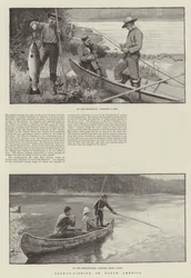 Lachsangeln in Nordamerika