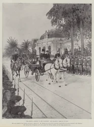 Die Reise der Königin auf den Kontinent, die Ankunft Ihrer Majestät in Nizza