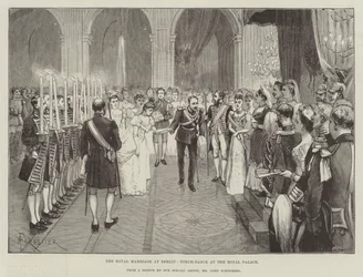 Die königliche Hochzeit in Berlin, Fackeltanz im Königlichen Palast