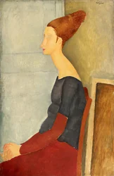 Jeanne Hébuterne mit Henna, 1918
