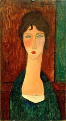 Junge Frau mit braunem Haar (Elvira)