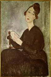 Porträt von Dédie (Odette Hayden)