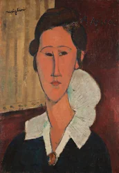 Porträt von Anna Zborowska, 1917