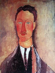 Porträt von Léopold Survage, 1918