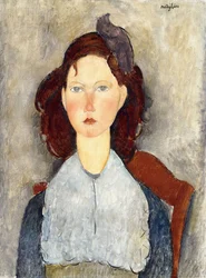 Sitzendes Mädchen, 1918