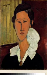 Frau mit dem Kragen oder Porträt von Anna Zborowska