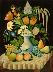 Blumen und Früchte