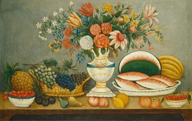 Obst und Blumen