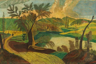 Stilisierte Landschaft