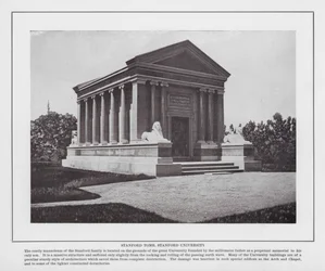 San Francisco: Stanford-Grab, Stanford University (s/w Foto)