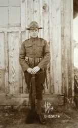 Amerikanischer Infanterist des Ersten Weltkriegs