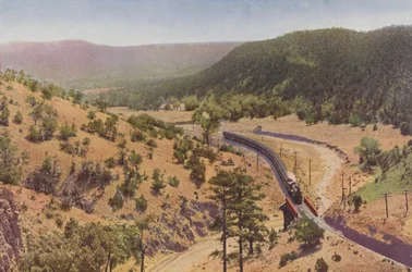 Apache Canyon, zwischen Las Vegas und Lamy, New Mexico