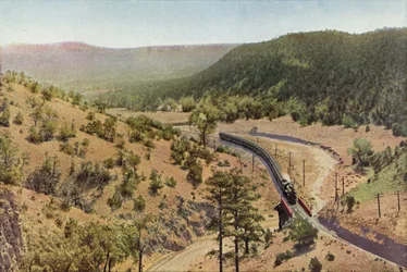 Apache Canyon, zwischen Las Vegas und Lamy, New Mexico