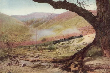 Aufstieg zum Cajon Pass, Kalifornien