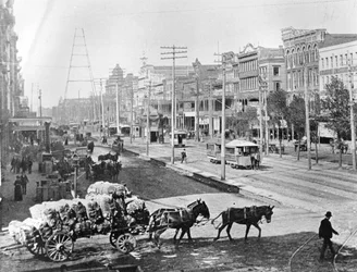 Canal Street, New Orleans, Louisiana, ca. 1890
