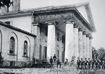 Bundestruppen besetzen das Herrenhaus von Robert E. Lee, Arlington House