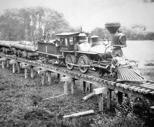 Güterzug, Coss County, Oregon, ca. 1880