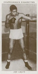 Joe Louis (1914-1981), amerikanischer Weltmeister im Schwergewichtsboxen
