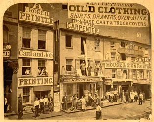 Lower Hudson Street, N.Y.C., 1865