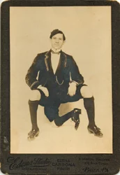 Porträt von Francisco Lentini (1881-1966), der dreibeinige Mann