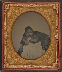 Porträt eines Babys, ca. 1860