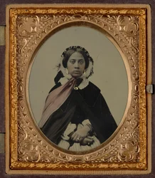 Porträt einer Frau, möglicherweise Josephine Folks, ca. 1860