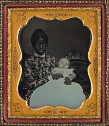 Porträt einer Frau und eines Babys, 1853