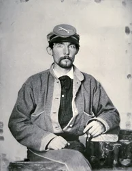 Private John Lawson Wrenn, Soldat der Konföderiertenarmee