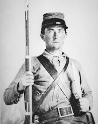 Private John LeRoy Williams, Soldat der Konföderierten Armee