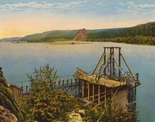 Lachsräder am Columbia River
