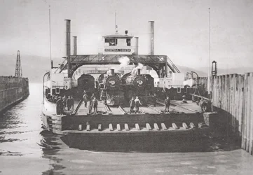 Die Contra Costa Fähre, ca. 1920