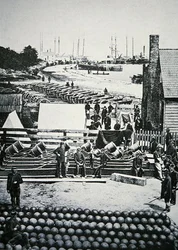 Munitionsdepot der Unionsarmee in City Point, Virginia