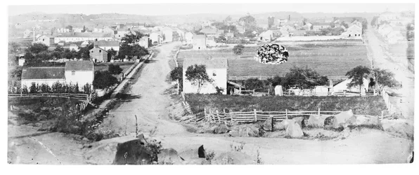 Ansicht von Gettysburg