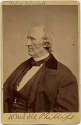 Wendell Phillips (1811-84), amerikanischer Abolitionist und Verfechter der Rechte der Ureinwohner