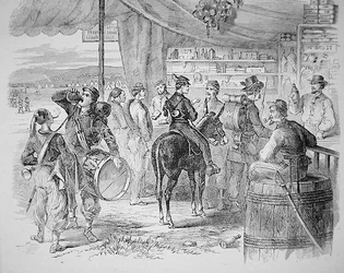 Ein Marketenderladen, Harper