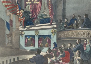 Ermordung des Präsidenten Abraham Lincoln, ca. 1865