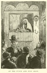 Bei der Punch-und-Judy-Show