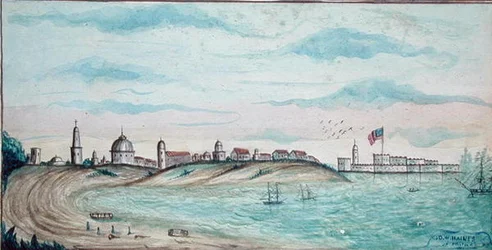 Strand unterhalb von Vera Cruz, Mexiko