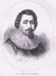Cecil, zweiter Lord Baltimore, Illustration aus Cassell