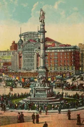 Columbus Circle, New York, ca. 1900
