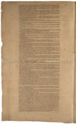 Verfassung, erster Druck, gedruckt von Dunlap & Claypoole, 17.-19. September 1787
