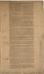 Verfassung, erster Druck, gedruckt von Dunlap & Claypoole, 17.-19. September 1787