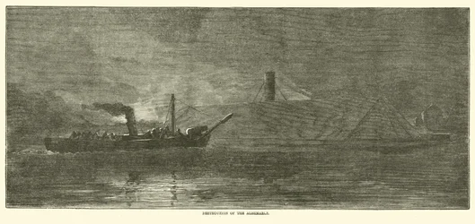 Zerstörung der Albemarle, Oktober 1864