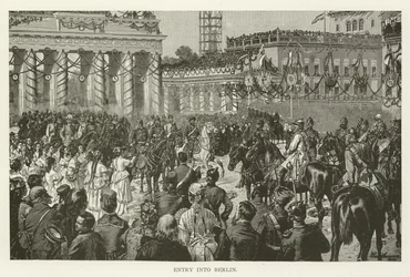 Einzug in Berlin