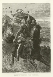 Flucht des Pompeius von Pharsalia