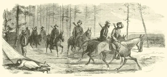 Plünderer brechen auf, März 1865